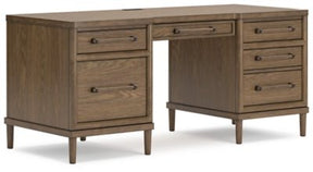 Ashley Brown Roanhowe Home Office Desk | Home Elegance USA