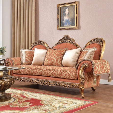 HD-106 Traditional Sofa and Loveseat by Homey Design Furniture Homey Design Furniture