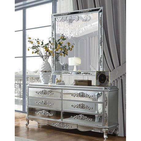 HD-2800 Bedroom Set in Mirror Finish by Homey Design