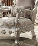 HD-372 Traditional Sofa and Loveseat in Metallic Silver Finish by Homey Design Homey Design Furniture