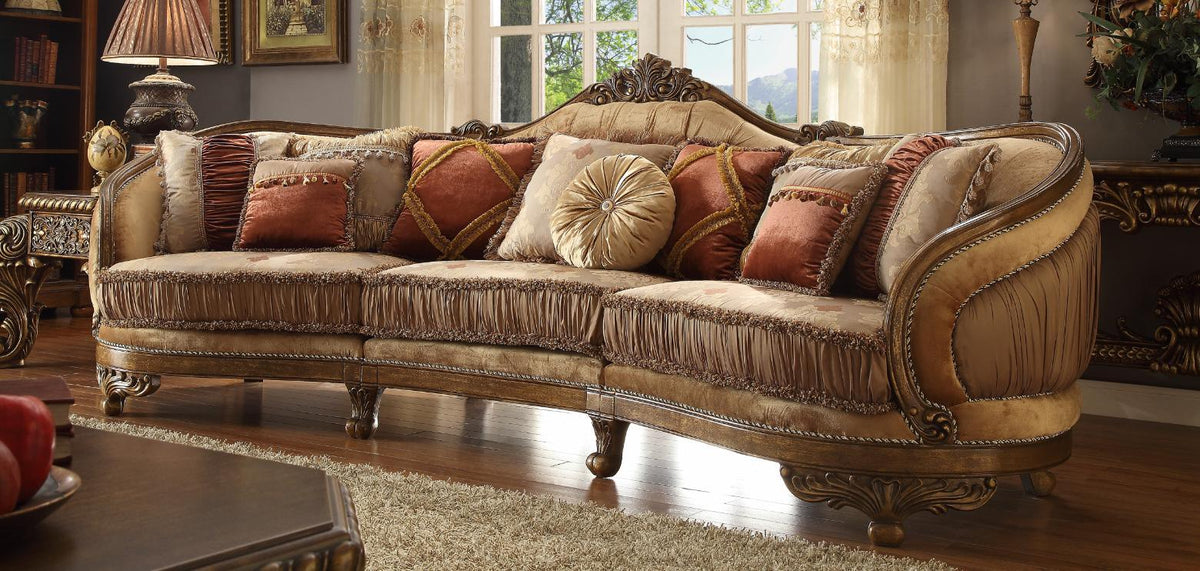 Hd 458 Traditional Sectional Sofa In
