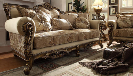 HD-506 Traditional Sofa and Loveseat by Homey Design Homey Design Furniture