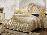 HD-5800 Bedroom Set in Cream Finish by Homey Design