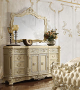 HD-5800 Bedroom Set in Cream Finish by Homey Design