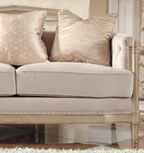 HD-625 Traditional Sofa and Loveseat in Champagne Finish Luxury Fabric by Homey Design Homey Design Furniture