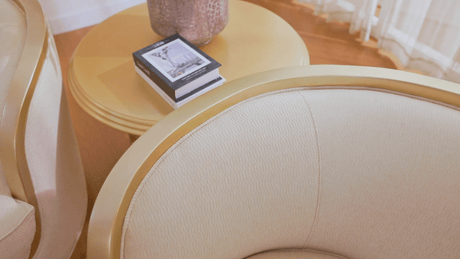HD-7006 Beige & Gold 3-Piece Living Room Set | Homey Design