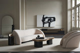 Harmony Media Console Modern Walnut & Lucent Bronze | Caracole Modern
