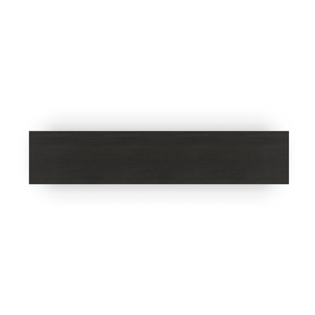 Harmony Media Console Modern Walnut & Lucent Bronze | Caracole Modern
