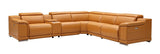 Hartley 6-Piece Sectional Leather w/3 Power Recliners | BH Design - Home Elegance USA