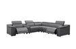 Hartley 6-Piece Sectional Leather w/3 Power Recliners | BH Design - sold by Home Elegance USA