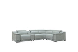 Hartley 6-Piece Sectional Leather w/3 Power Recliners | BH Design - Home Elegance USA