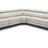 Hendrix 5-Piece Sectional Leather with 2 Power Recliners Smoke Gray | Home Elegance USA