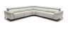 Hendrix 5-Piece Sectional Leather with 2 Power Recliners Smoke Gray | Home Elegance USA