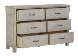 Hollentown Casual Dresser in Whitewash by Ashley Furniture Ashley Furniture