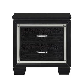 Allura Nightstand In Black 1916Bk-4 | Homelegance