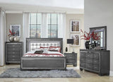 Homelegance Allura Nightstand In Gray 1916Gy-4