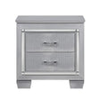 Allura Nightstand In Silver 1916-4 | Homelegance