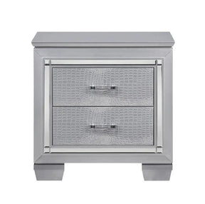 Allura Nightstand In Silver 1916-4 | Homelegance
