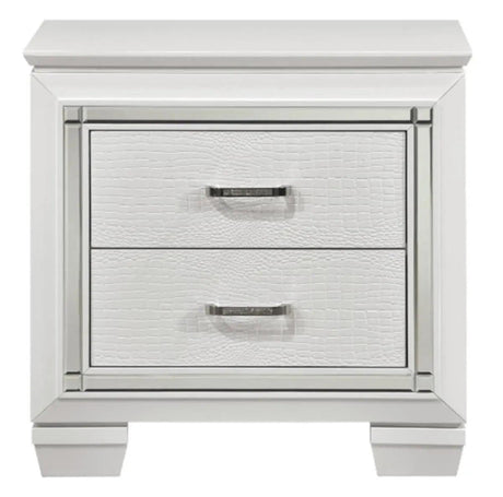 Homelegance Allura Nightstand In White 1916W-4