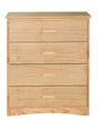 Bartly 4 Drawer Chest In Natural B2043-9 | Homelegance