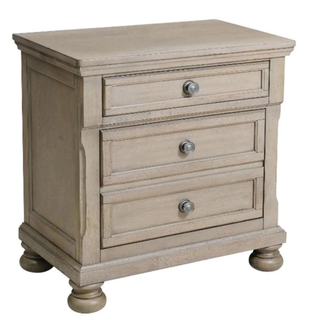 Homelegance Bethel Nightstand In Gray 2259Gy-4