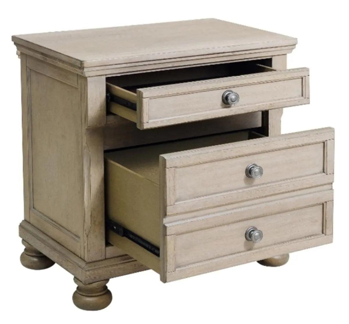 Homelegance Bethel Nightstand In Gray 2259Gy-4