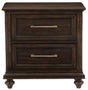 Cardona Nightstand In Driftwood Charcoal 1689-4 | Homelegance