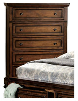 Homelegance Cumberland Chest In Brown Cherry 2159-9