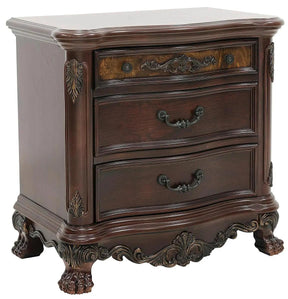 Deryn Park 3 Drawer Nightstand In Cherry 2243-4 | Homelegance