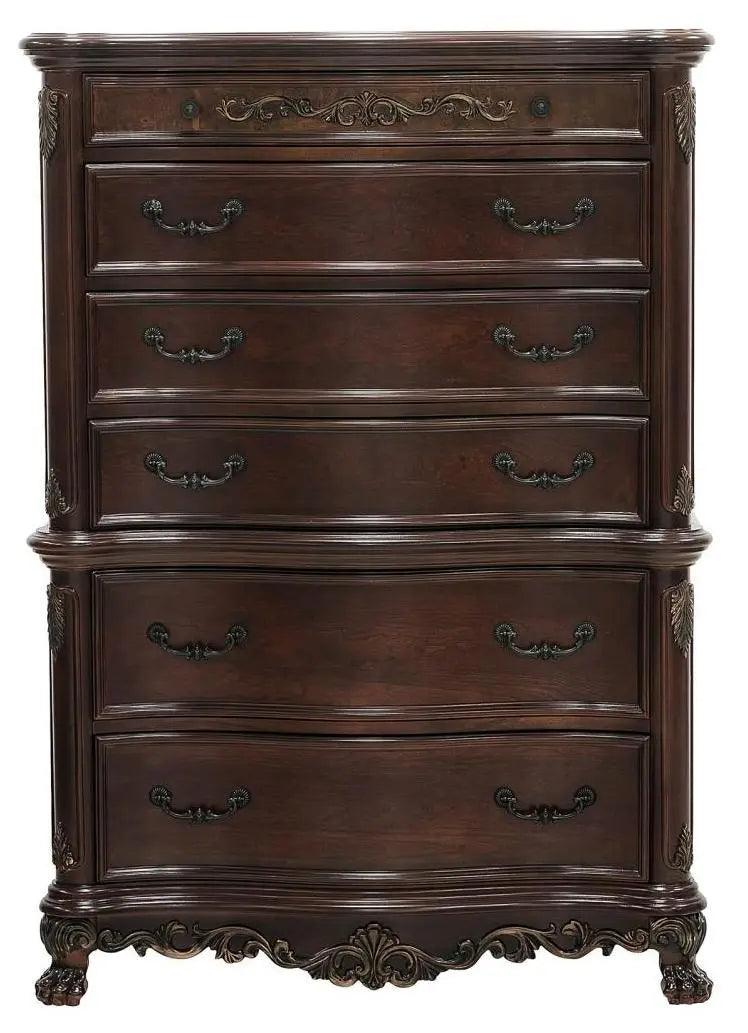 Homelegance Deryn Park 6 Drawer Chest In Cherry 2243-9