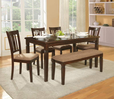 Homelegance - Devlin 6 Piece Dining Table Set - 2538-60-6Set - Home Elegance USA