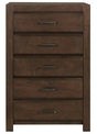 Erwan 5 Drawer Chest In Dark Walnut 1961-9 | Homelegance