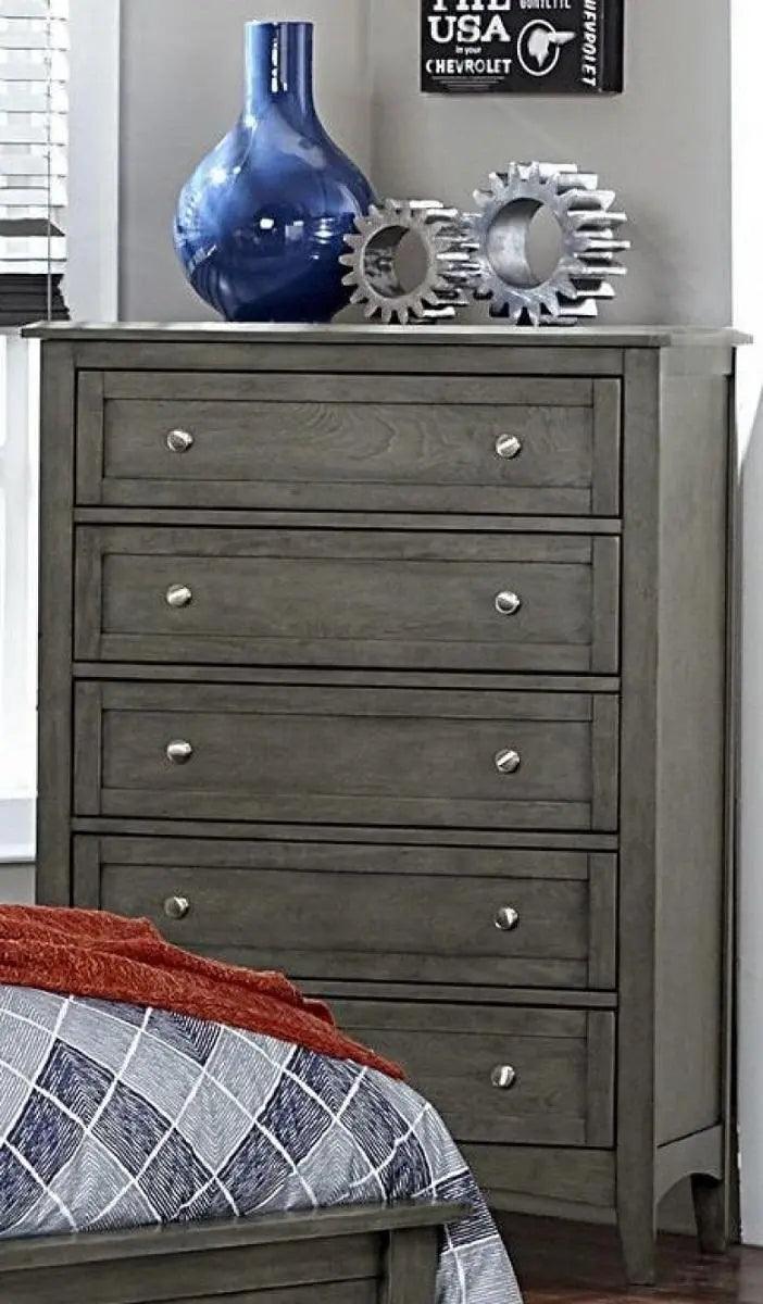 Homelegance Furniture Garcia 5 Drawer Chest In Gray 2046-9