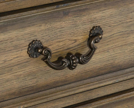 Rachelle 3 Drawer Nightstand In Weathered Pecan 1693-4 | Homelegance - Discontinued
