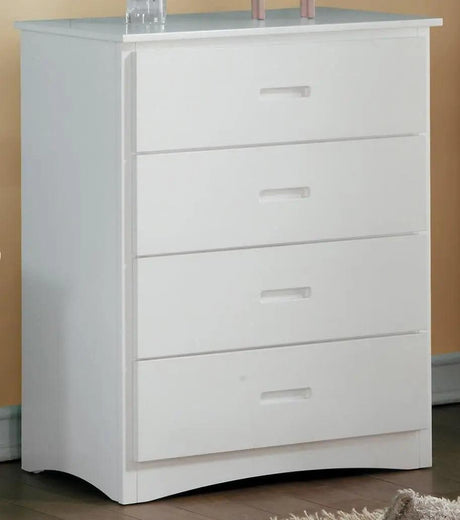 Galen 4 Drawer Chest In White B2053W-9 | Homelegance