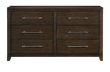 Homelegance - Griggs Dresser And Mirror In Dark Brown - 1669-6 - Home Elegance USA