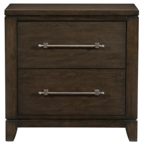 Homelegance Griggs Nightstand In Dark Brown 1669-4