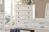 Homelegance Laurelin 5 Drawer Chest In White 1714W-9