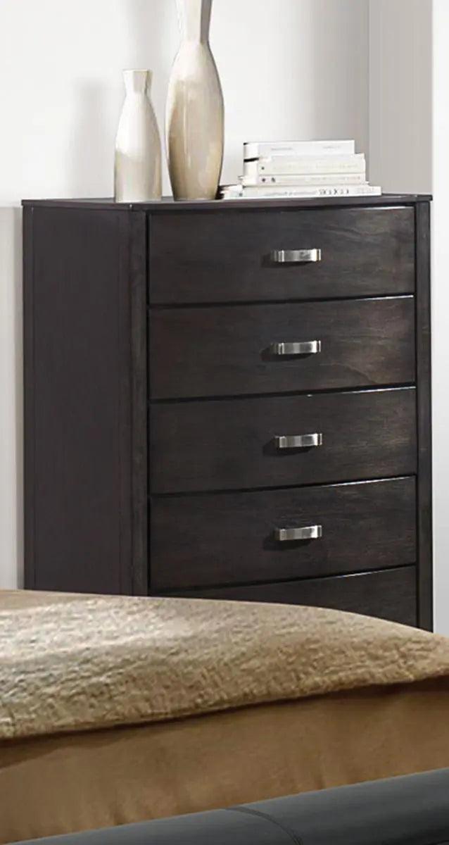 Homelegance Lyric 5 Drawer Chest In Brownish Gray 1737Ngy-9