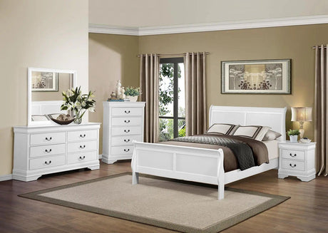 Homelegance Mayville 5 Drawer Chest In White 2147W-9