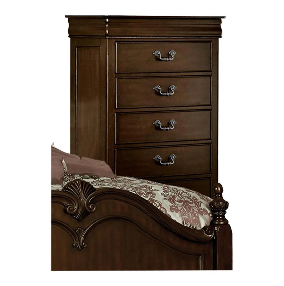 Homelegance Mont Belvieu Chest In Dark Cherry 1869-9