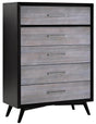 Raku 5 Drawer Chest In Gray 1711-9 | Homelegance