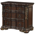 Royal Highlands 3-Drawer Nightstand in Dark Cherry – Homelegance 1603-4