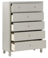 Homelegance Wellsummer 5 Drawer Chest In Gray 1803Gy-9