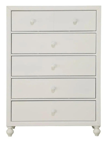 Homelegance Wellsummer 5 Drawer Chest In White 1803W-9