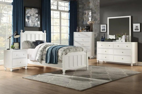 Homelegance Wellsummer 5 Drawer Chest In White 1803W-9