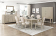 Homelegance Genoa 7 Piece Dining Room Set in Light Oak Finish – 1312 Collection - sold by Home Elegance USA