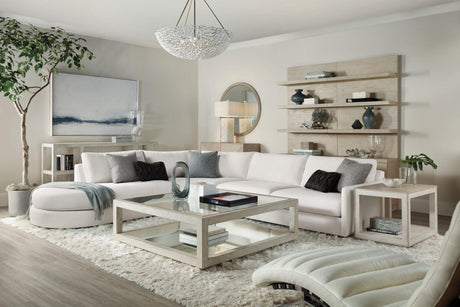 Cascade Console Table by Hooker Furniture – Transitional Pebble Beach, Narrow Depth, Two Sizes Available
