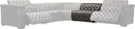 Hooker Furniture Savion Grandier 6-Piece Power Reclining Sectional – Bellagio Gravel Leather