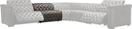 Hooker Furniture Savion Grandier 6-Piece Power Reclining Sectional – Bellagio Gravel Leather